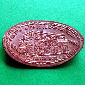 Fenton Hotel Tavern & Grille (The Vermont House) - Memorial Coin (newer photo)